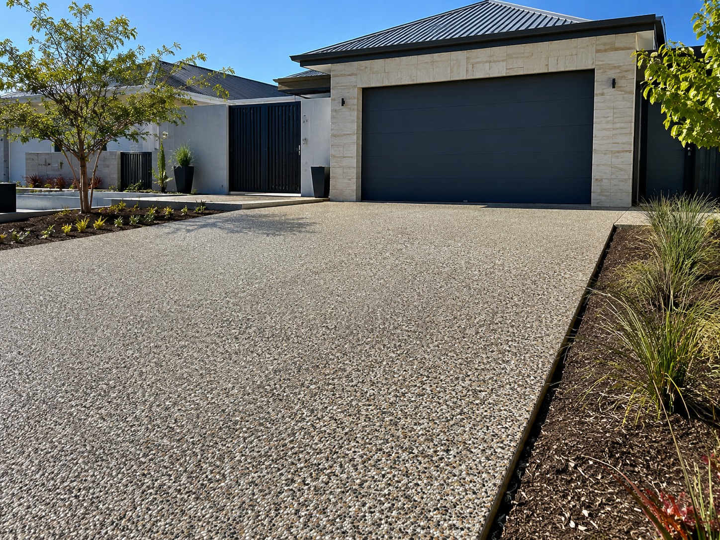 aggregate concrete driveways perth