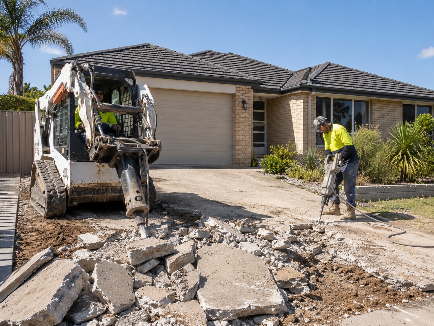 concrete driveway removal in perth