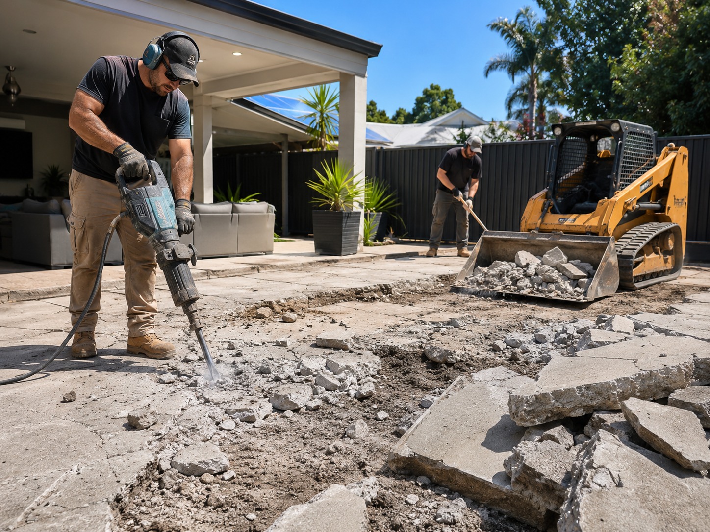 concrete patio removal in perth