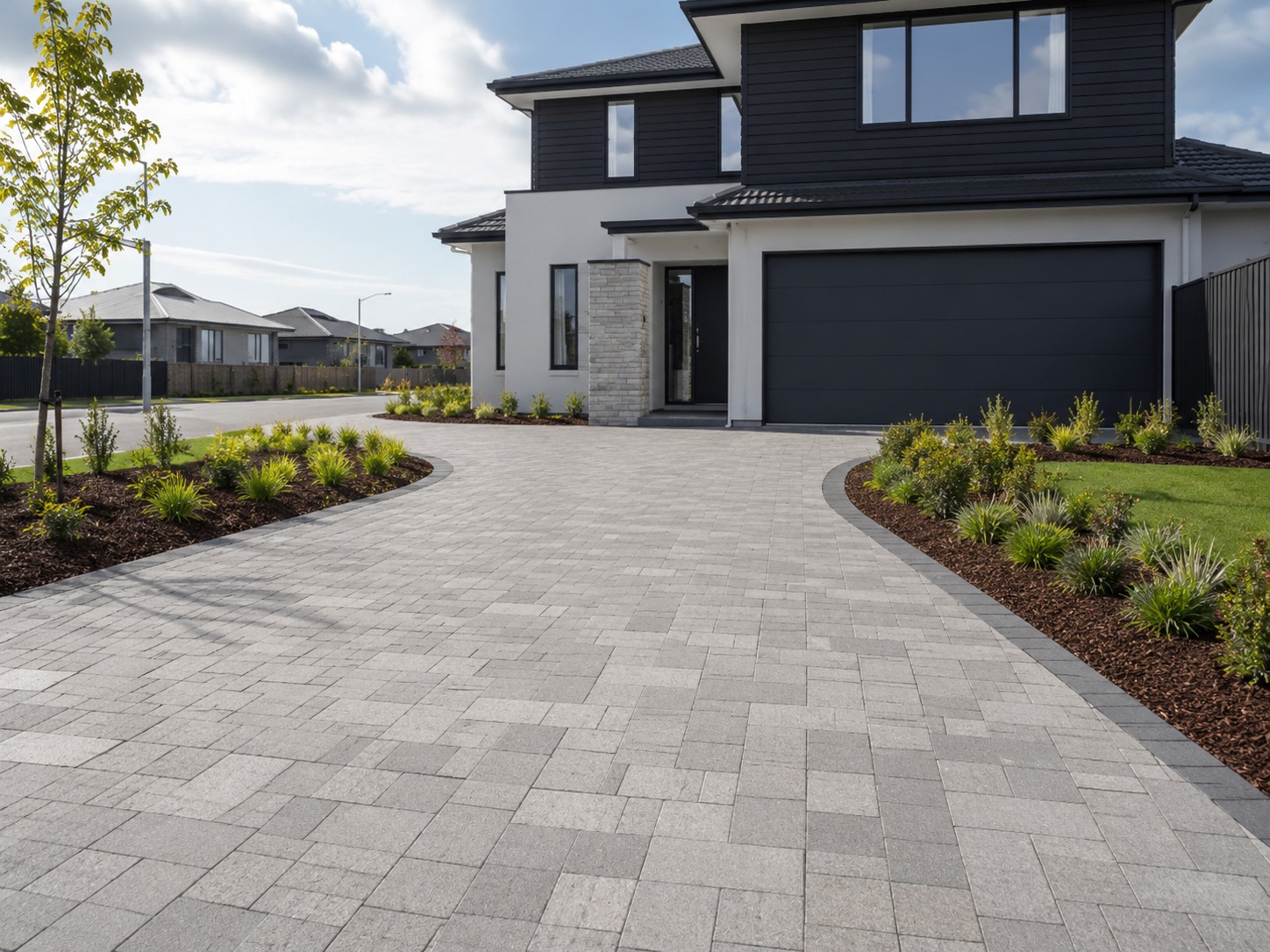 Stamped concrete driveway cost in Perth