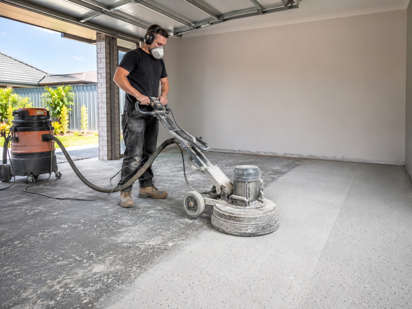 garage floor grinding in perth